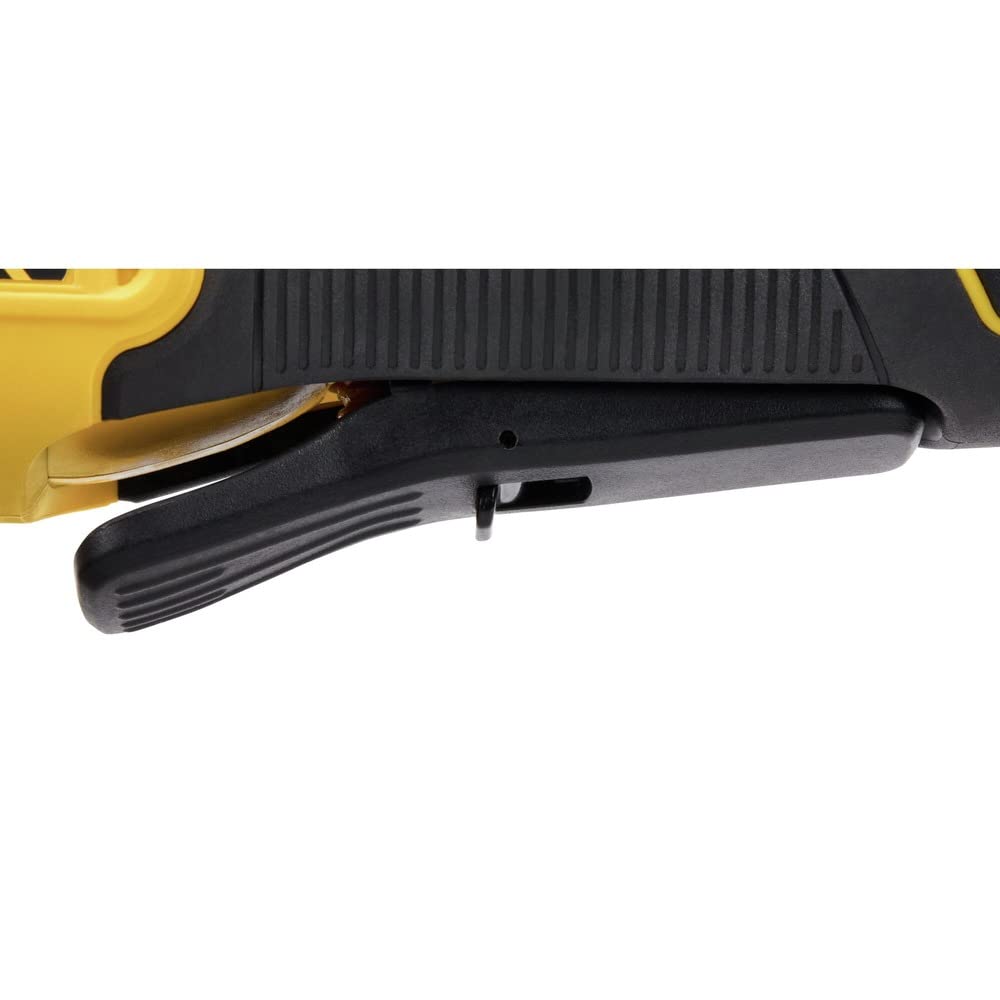 DEWALT biscuit joiner tool-only design keeps weight manageable on site