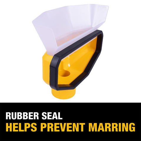 DEWALT compact dimensions ensure easy storage and portability after use.