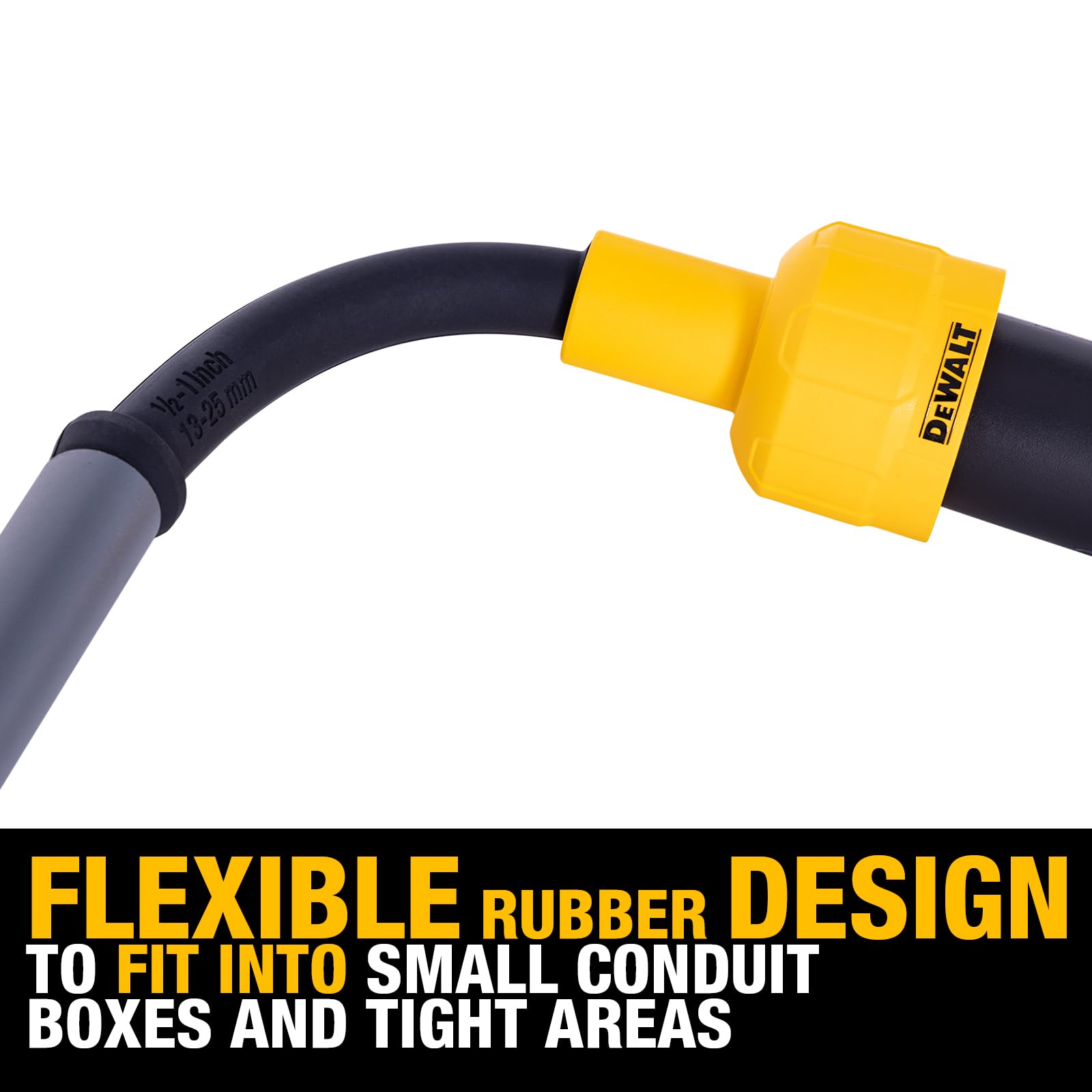 DEWALT conduit tip 1-1/4 to 1-1/2 inch for medium conduit pulls
