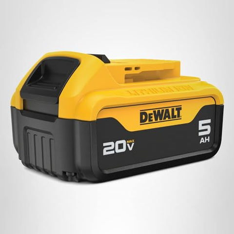 DEWALT DCB205 battery inside packaging illustration