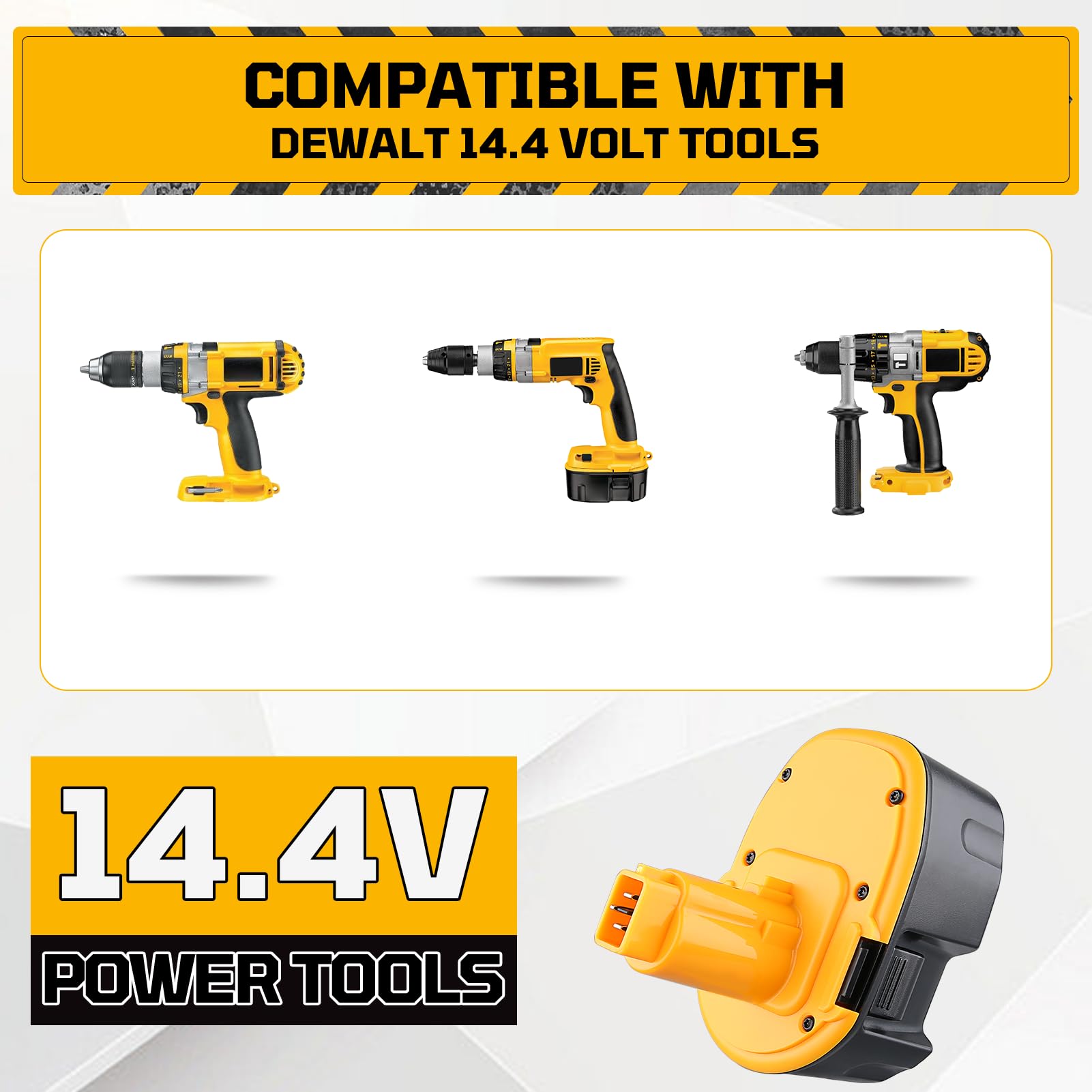 Compatible with DC9091 and related models for reliable Dewalt power.