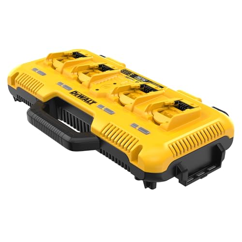 DEWALT DCB104 UL-listed charger with professional safety standards.