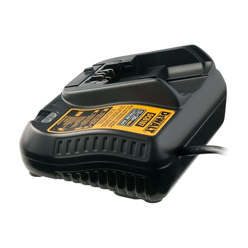 DEWALT DCB107 fast-charge capability supports quick battery readiness.