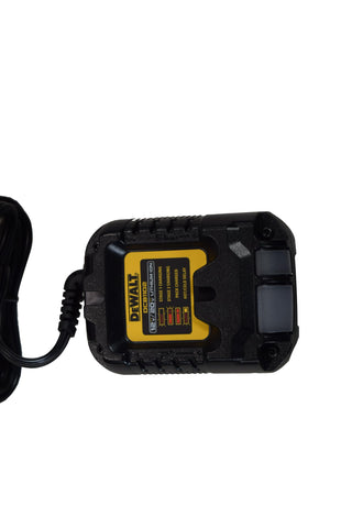 DEWALT DCB1102 mounting holes ready for wall installation (screws sold separately).