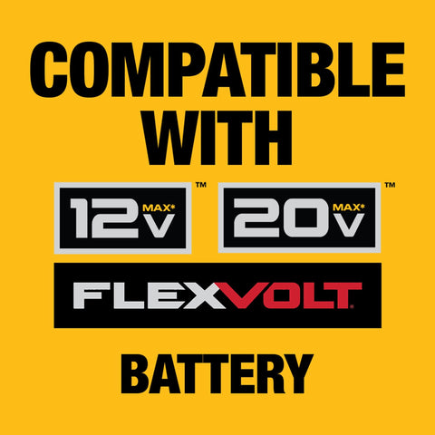 DEWALT DCB1106 durable charger shows rugged construction ready for job sites.