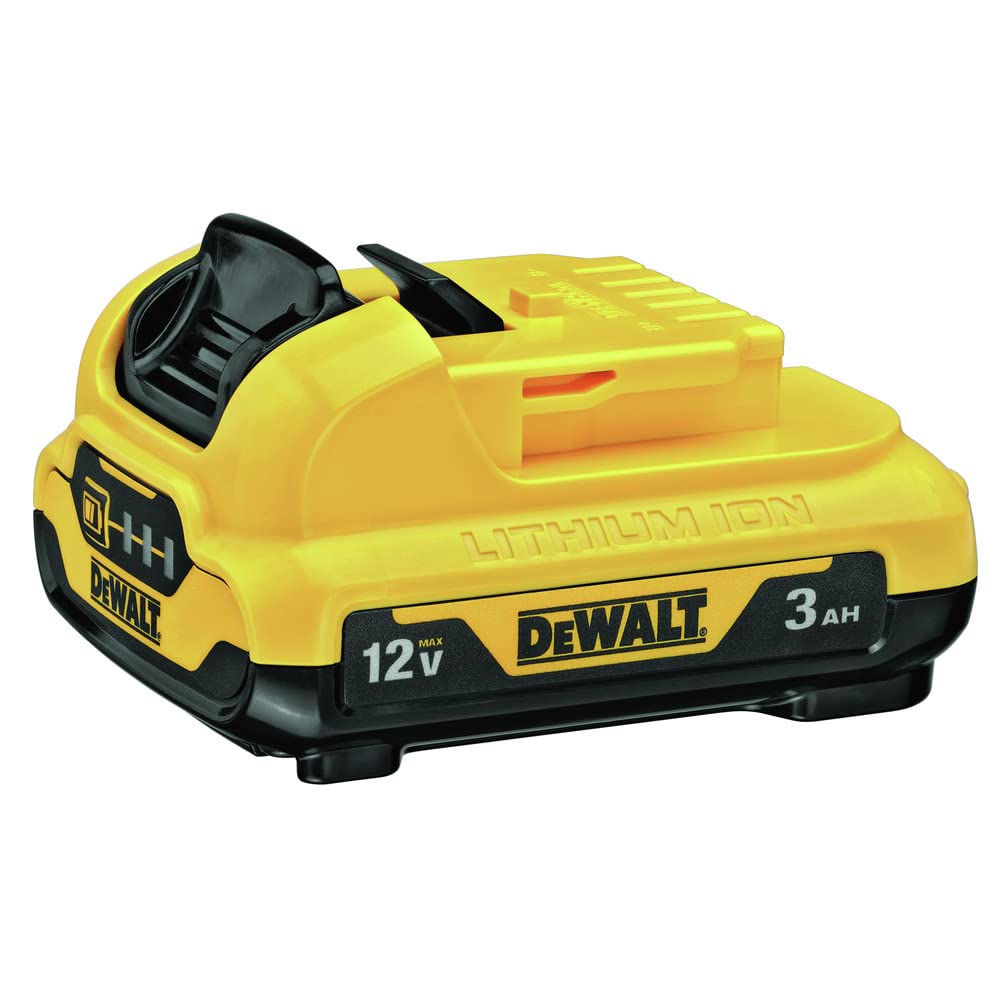 DEWALT DCB135C 12V Starter Kit box open reveals clean layout for quick setup.