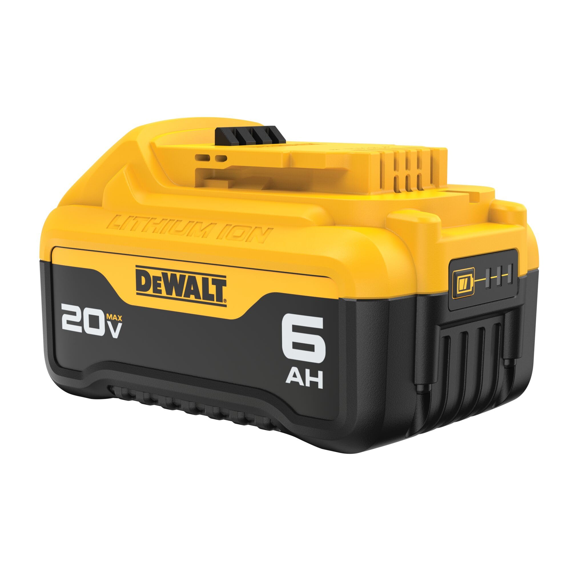 DEWALT DCB206 paired with power tools to extend runtime on-site.