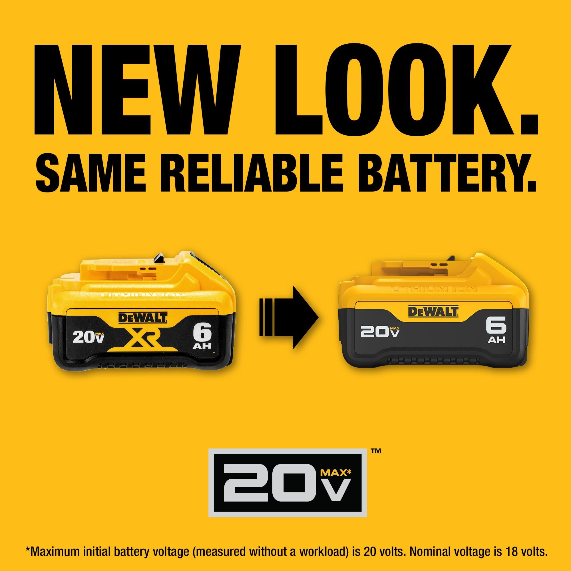 DEWALT DCB206 fits 20V MAX tools for versatile workflows.