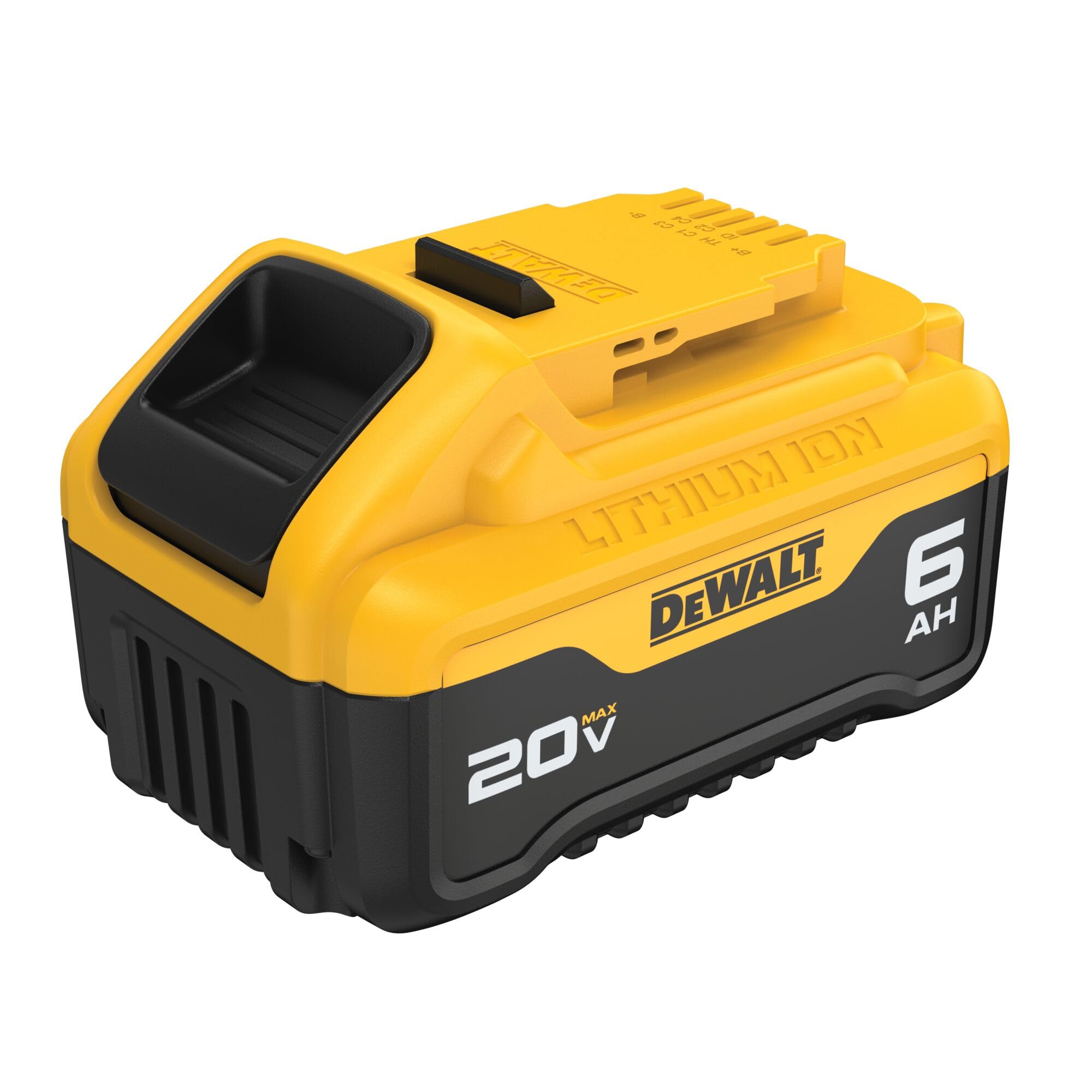 DEWALT DCB206 charging with DCB118 fast charger for rapid top-up.