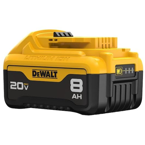 DEWALT DCB208 packaged with charger, ready for quick tool upgrades.