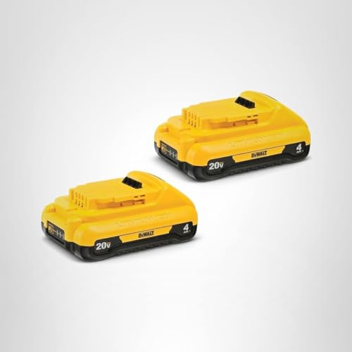 DEWALT DCB240-2 label close-up with warranty and feature highlights.