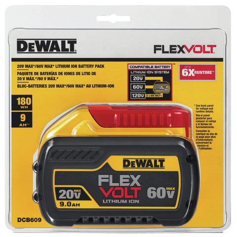 DEWALT DCB609 ideal for construction and carpentry tasks.