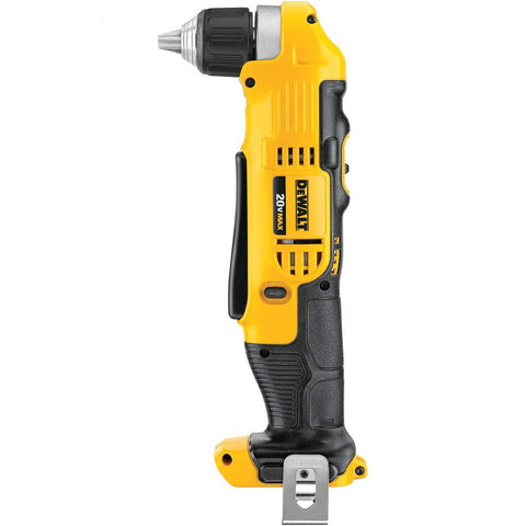 DEWALT DCD740B 3/8-inch ratcheting chuck with deep hex pocket.