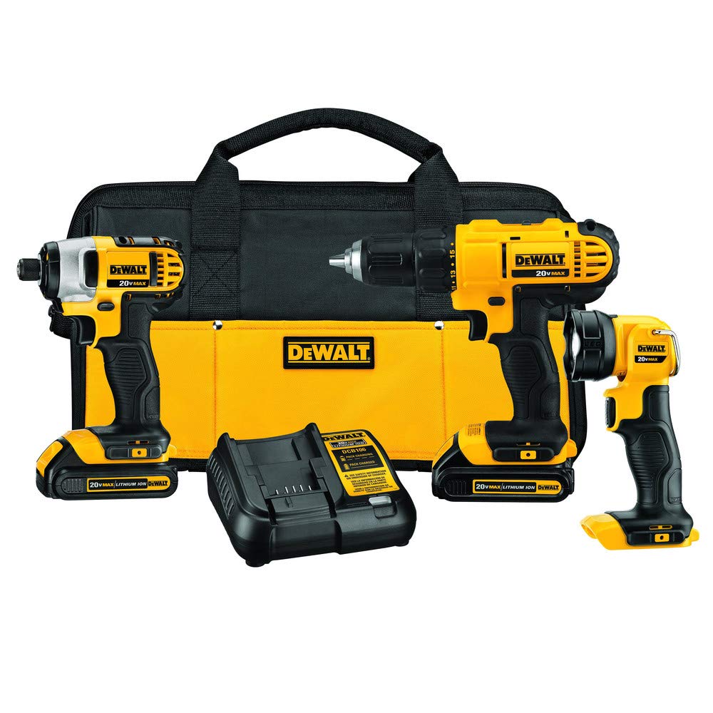 DEWALT DCD771 drill in compact design for tight spaces and versatile drilling.