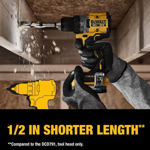 Close-up of the brushless motor in the DEWALT DCD800D2 for efficiency.