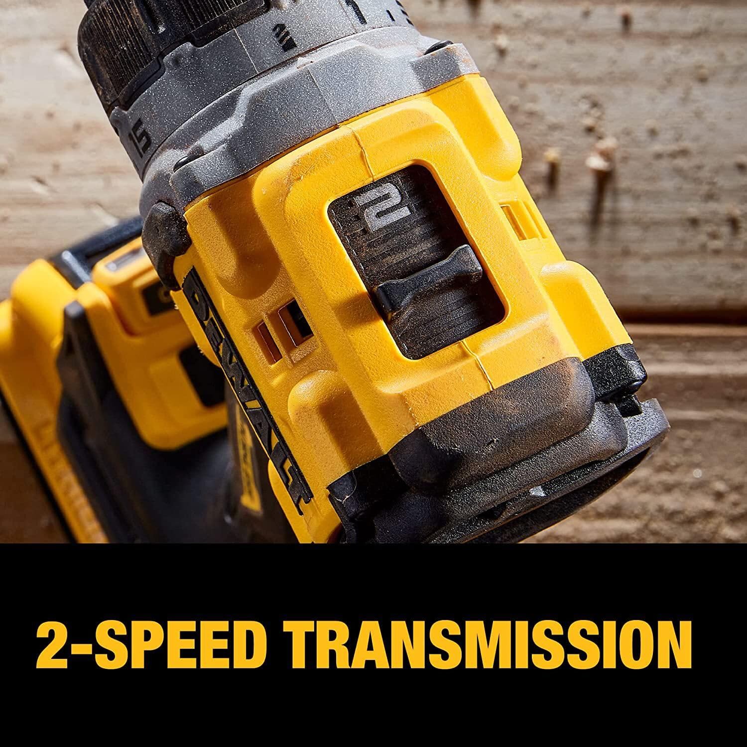 Tool Connect pocket on the DCD800D2 enables asset tracking on site.