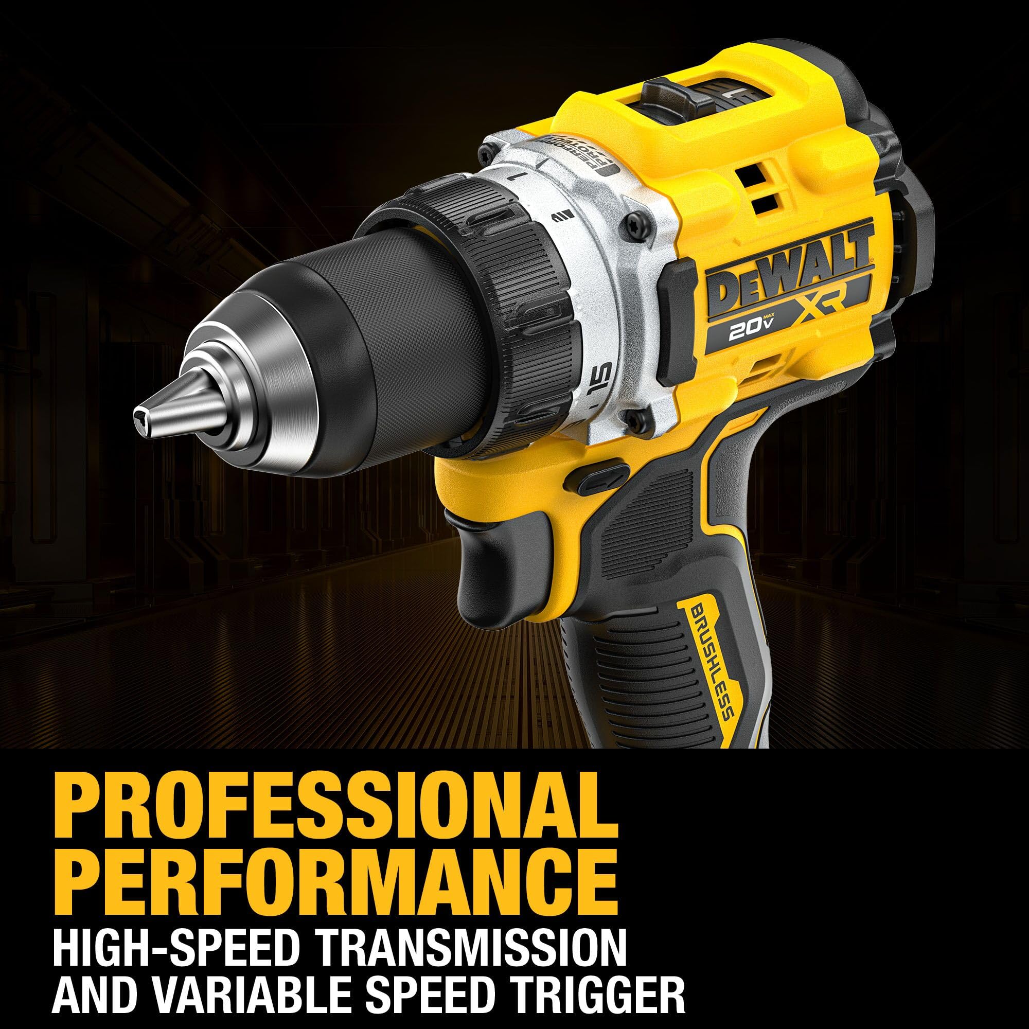 DEWALT DCD801B bit retention in metal chuck