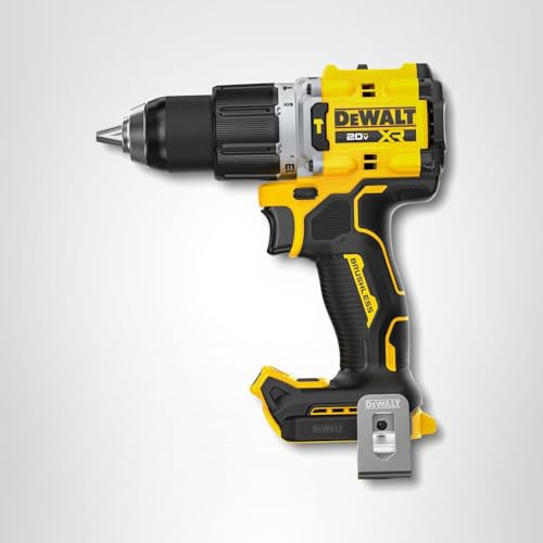 High-performance 20V MAX XR drill powers through concrete and wood with confidence.