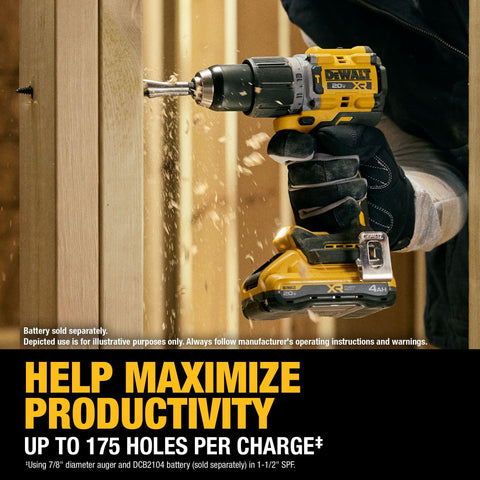 TOOL CONNECT CHIP READY capability supports jobsite asset tracking with compatible app.