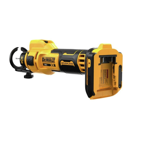 DEWALT DCE555B depth guide for consistent cutting depth