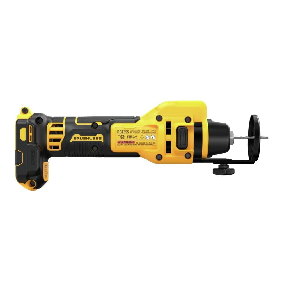 DEWALT DCE555B tool-free bit change for quick swaps