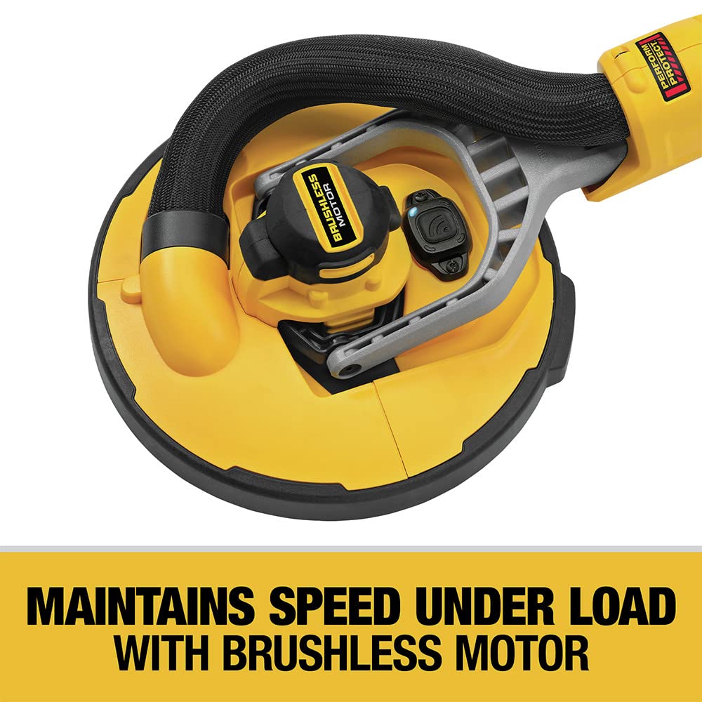DEWALT DCE800B sanding in action in a work setting