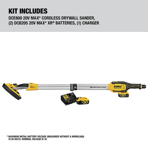DEWALT DCE800B telescoping shaft enables ceiling and corner access
