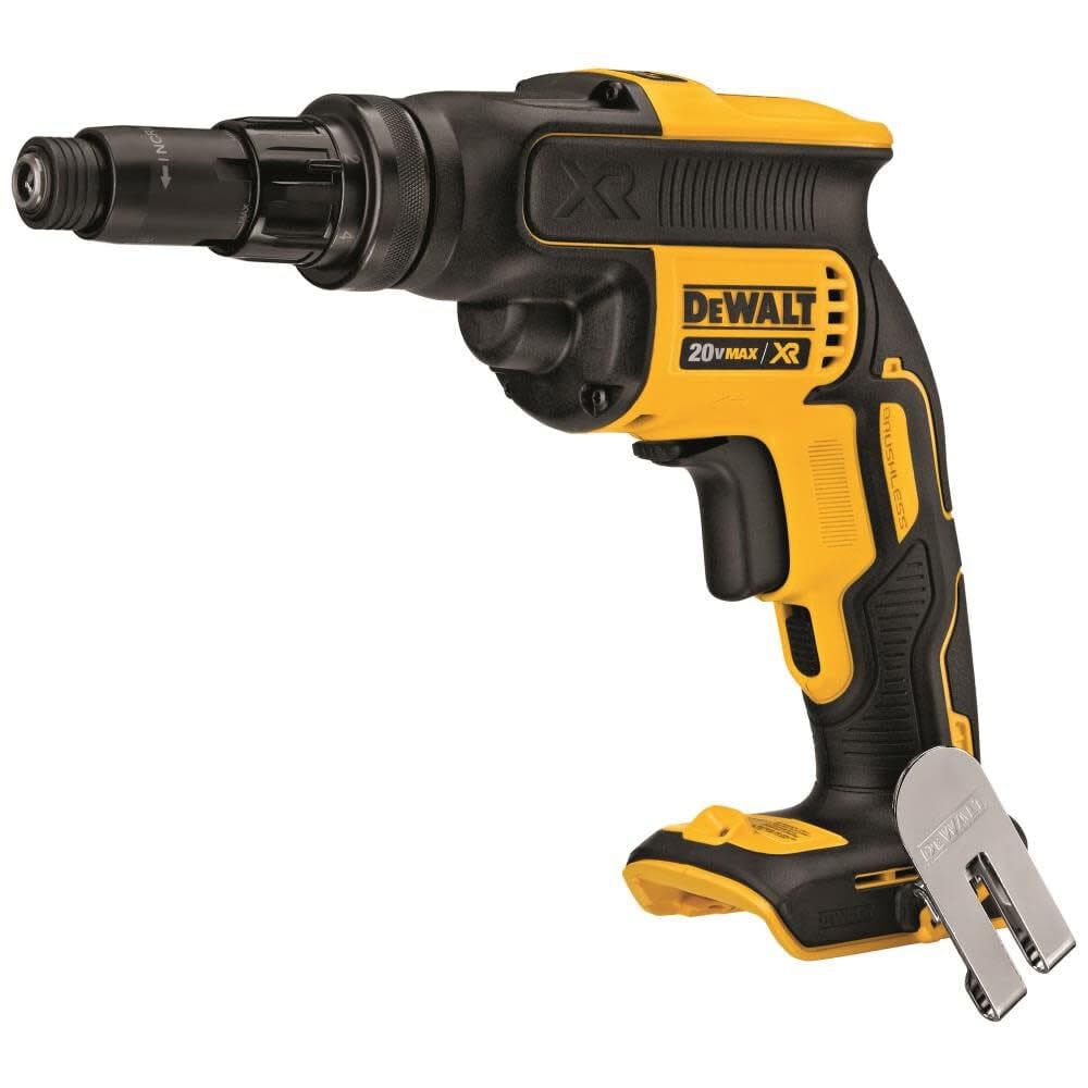 Ergonomic handle design on DEWALT DCF622B for comfortable use.