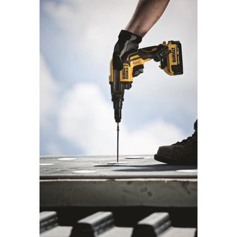 Built-in LED on DEWALT DCF622B illuminates work area for precision.