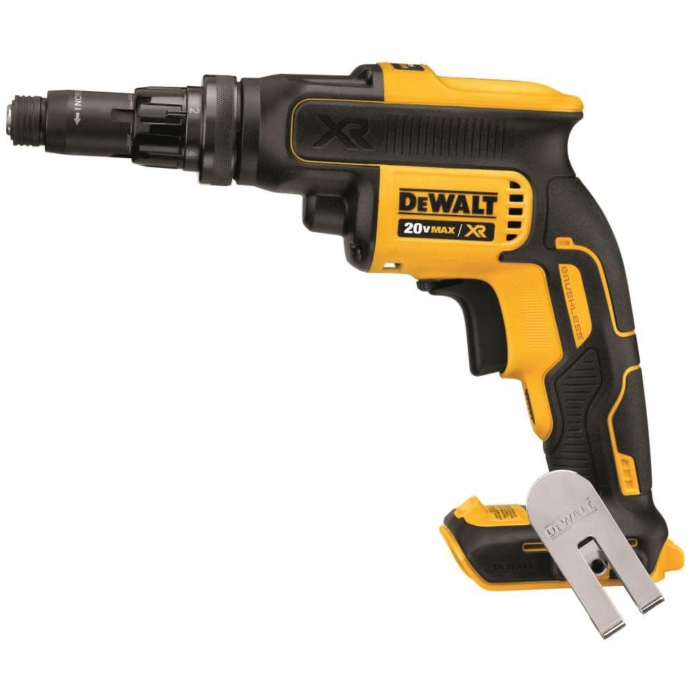 DEWALT DCF622B screwgun with brushless motor for efficient fastening.