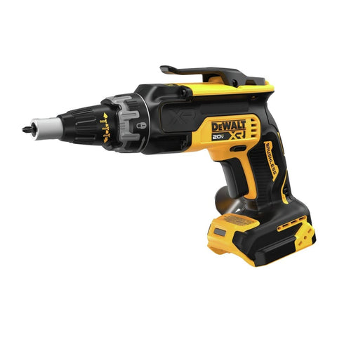 DEWALT DCF630B front view highlights compact design for drywall tasks.