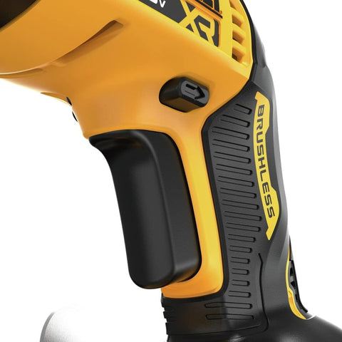DEWALT DCF630B in-use on wallboard demonstrates steady driving.