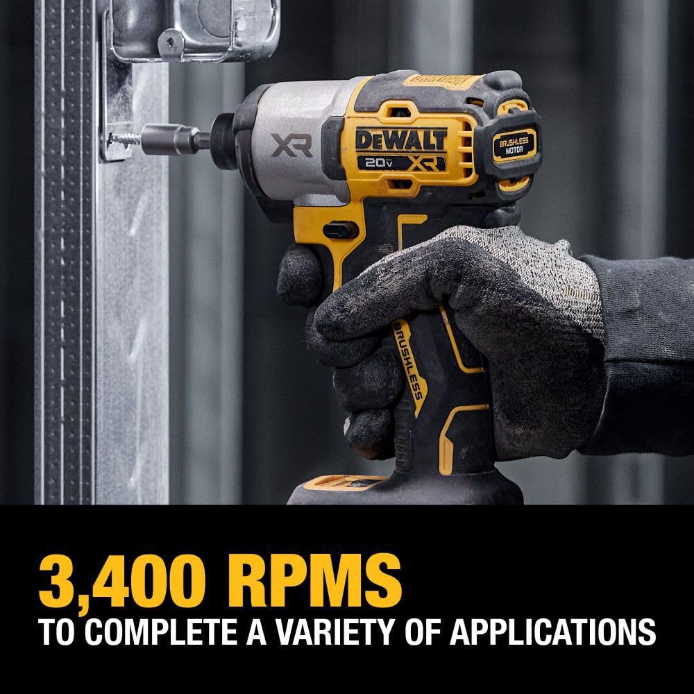 DEWALT DCF845P1 battery and charger included for immediate use