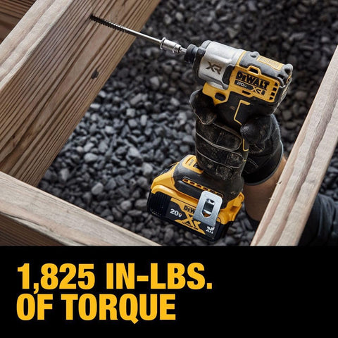 DEWALT DCF845P1 compact design fits tight spaces on-site