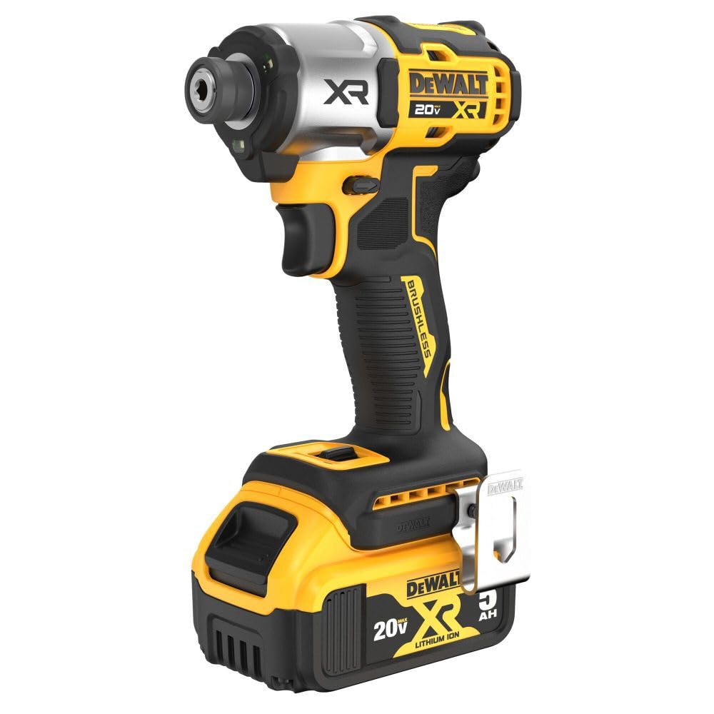 DEWALT DCF845P1 in use delivering high torque for heavy screw driving