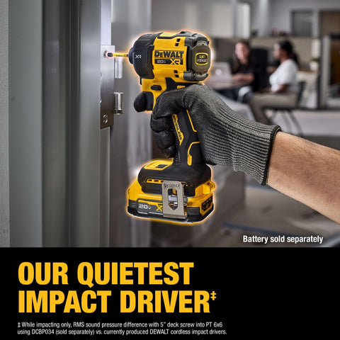 DEWALT DCF870B-led-halo-ring illuminates the work area for precise visibility.