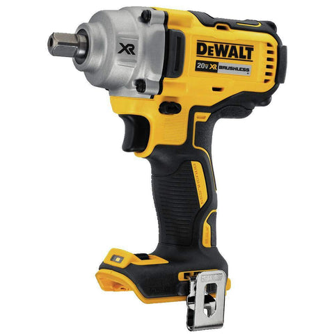 DEWALT DCF894B 20V MAX XR wrench in hand, compact for tight spaces