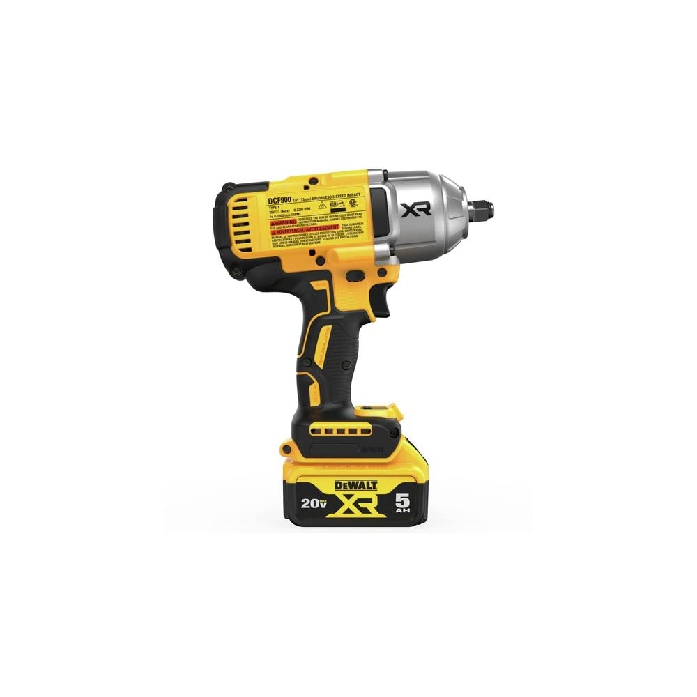 DEWALT DCF900P2 wheel lug fastening demonstrates high torque performance