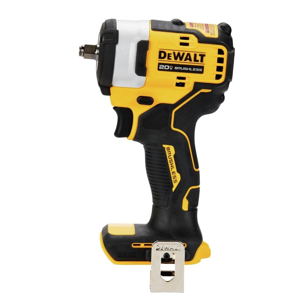 DEWALT DCF913B LED ring lights dark work areas for improved visibility