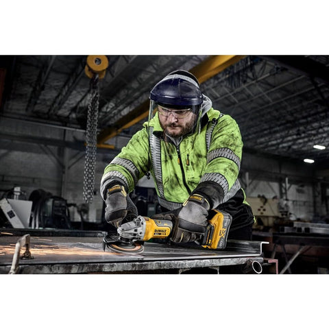 DEWALT ergonomic grip for comfortable grinding tasks