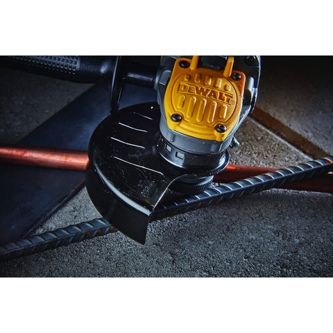 DEWALT DCG416B paddle-switch for easy one-handed control during grinding