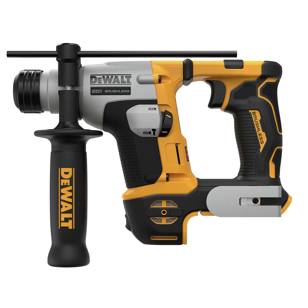 DEWALT DCH172B brushless motor close-up demonstrates efficiency.