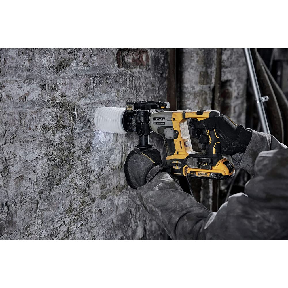 DEWALT DCH172B compact design supports longer use with less strain.