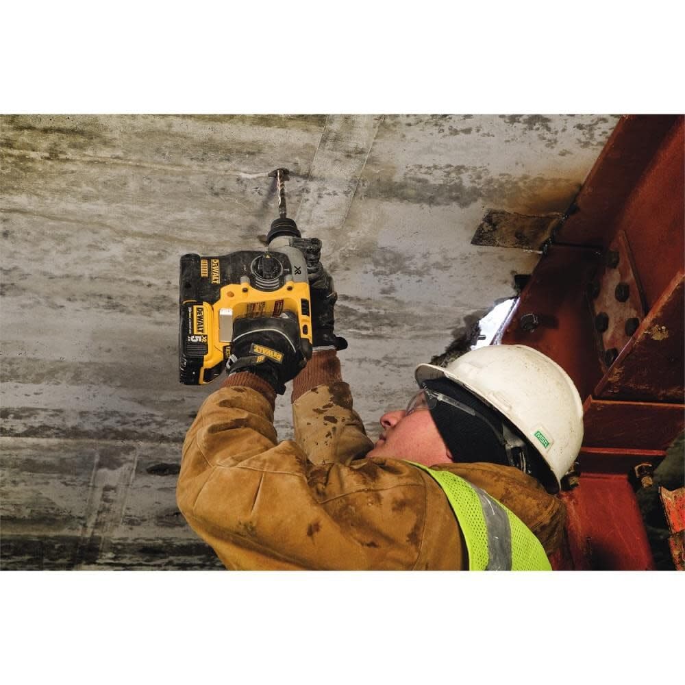 DEWALT DCH273B lightweight design ideal for overhead rod hanging and clamps.