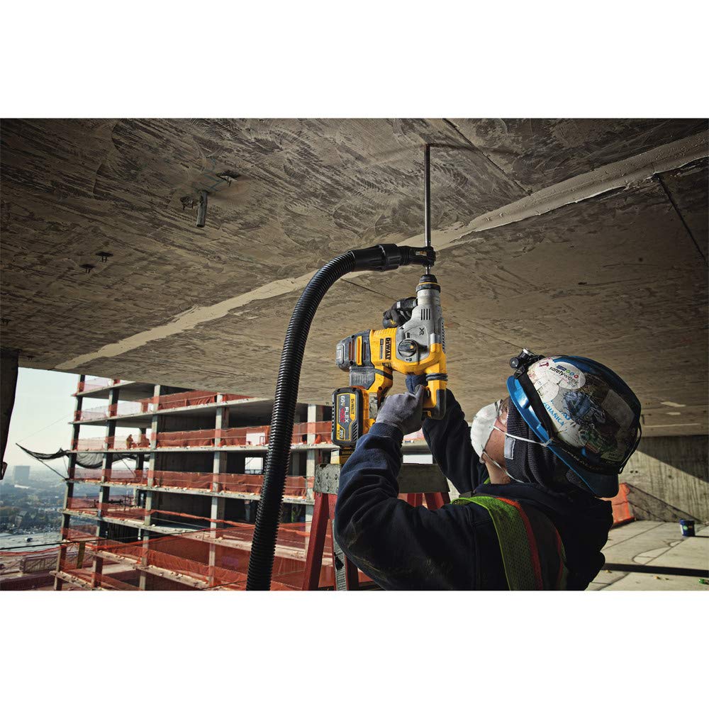 DEWALT DCH293B delivers 3.5 joules of impact energy for fast material penetration.