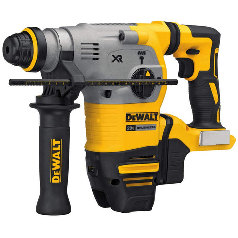 Close-up of DEWALT DCH293B brushless motor showing efficiency and durability.