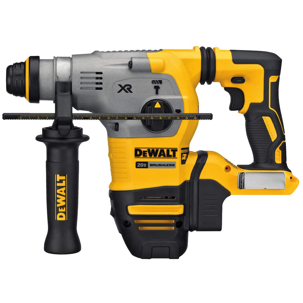 DEWALT DCH293B in-use concrete drilling for tough construction projects.