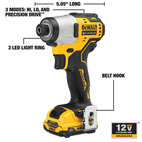 DEWALT DCK221F2 battery pack image emphasizing extended runtime for projects