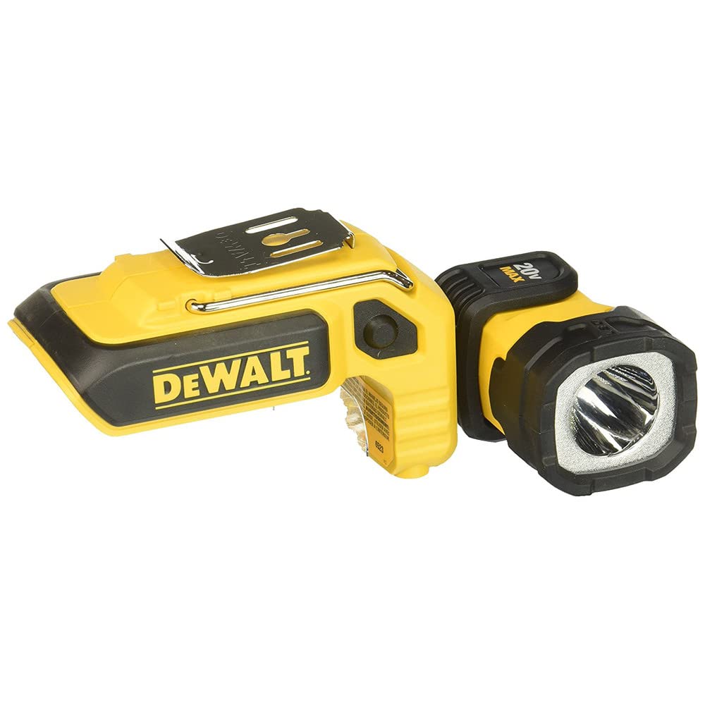 DEWALT DCL044 front view LED work light for compact portability