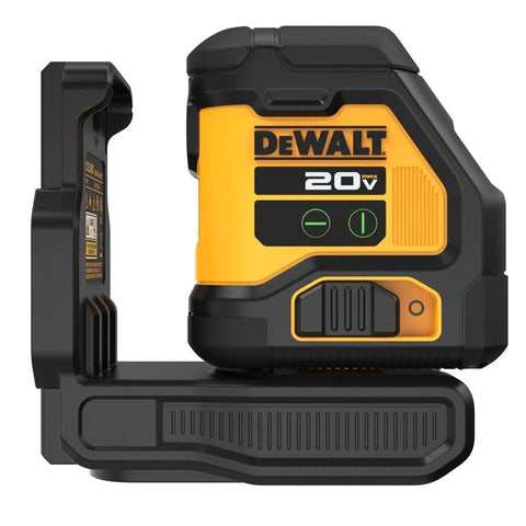 DEWALT DCLE34021B green beam visibility improves accuracy in bright environments.
